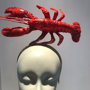 Red Lobster Fascinator -Seafood Festival headpiece