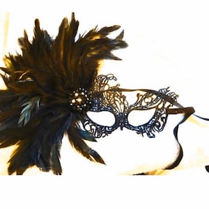 Black Mask- Masquerade Mask- Mardi Gras