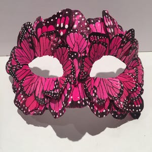Masquerade Mask- Pink Butterfly Mask