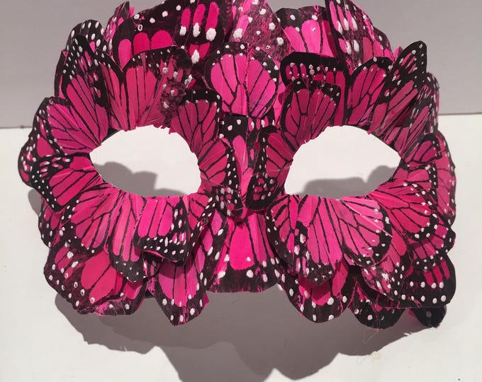 Masquerade Mask- Pink Butterfly Mask
