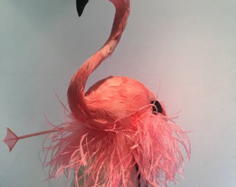 Pink fascinator -Flamingo -Kentucky Derby- Mad Hatter