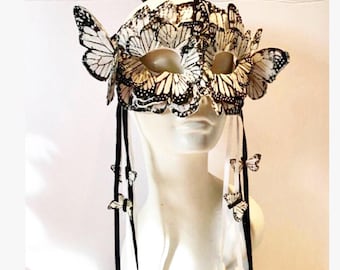 Masquerade Mask- Mardi Gras- Butterfly- Surreal Party