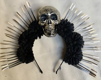 Skull headdress -Day of the Dead- Spike headband