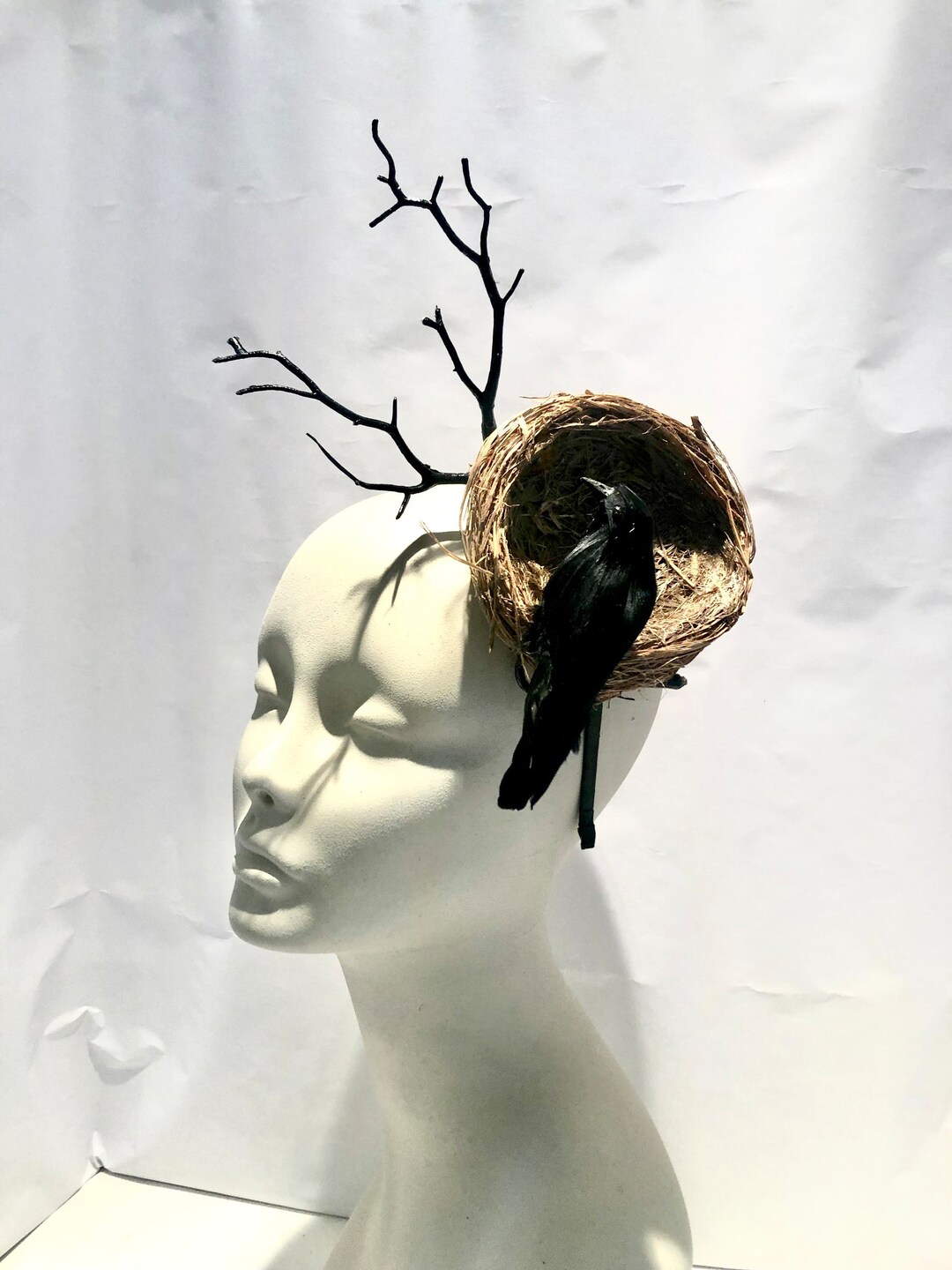 Bird Nest Headband Fascinator Derby Nature Etsy