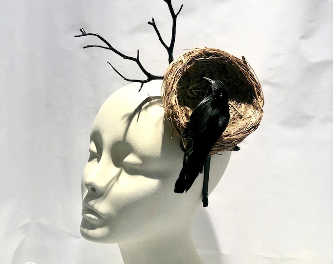 Bird nest headband- Fascinator- Derby- Nature- Sale