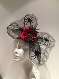 Spider Bow Headband- Black widow - Halloween