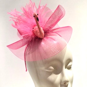 Flamingo Fascinator for Flamingo Lovers