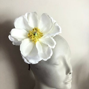 Ivory Fascinator- Magnolia Headband- Derby - Flower Headband