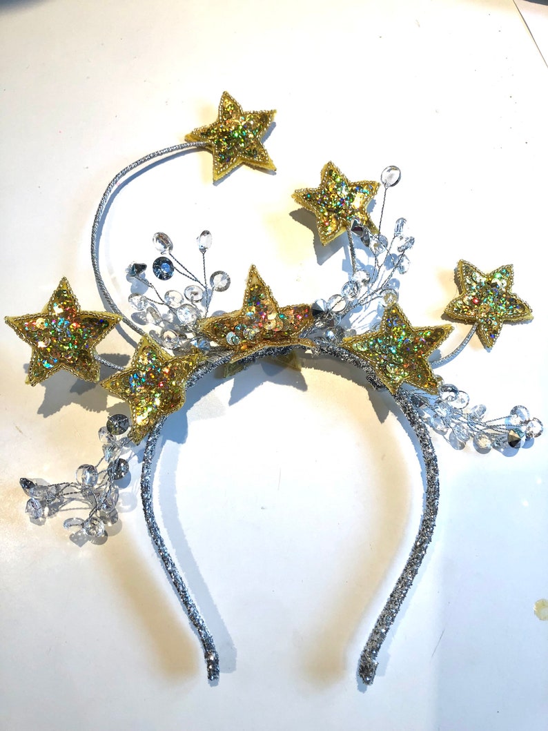 Star Headdress constellation Headband Shooting Star - Etsy