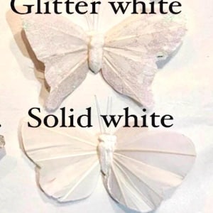 Butterfly Headband- Flower Fascinator- White headpiece image 12