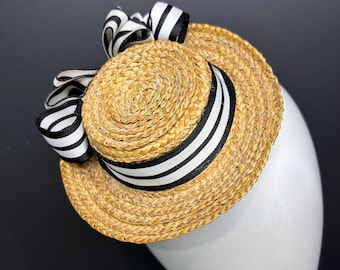 Fascinators for Women- Mini Straw Hat- Derby- Tea party