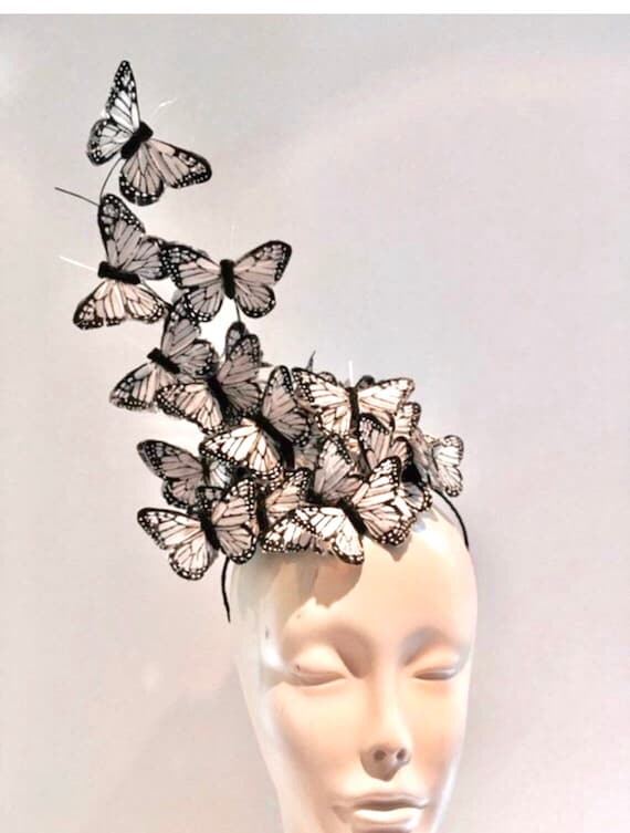 Butterfly fascinator Clearance