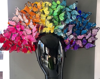 Butterfly Headpiece- Fascinator -Derby -Tea Party Hat