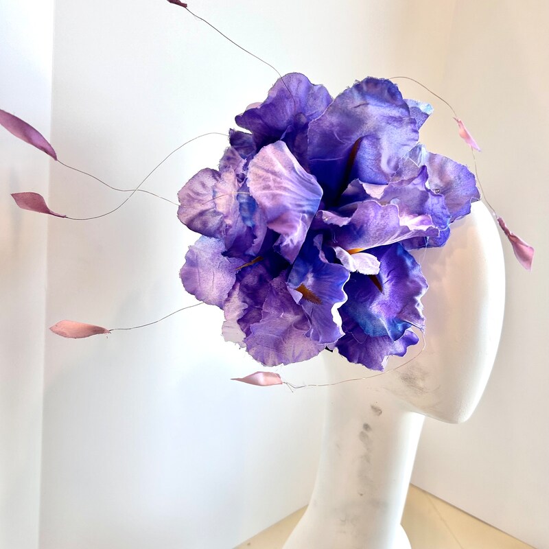 Lilac megan d02 fascinator main image 0