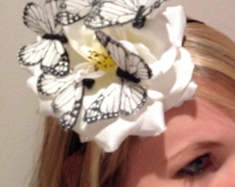 Mini Fascinator-Schmetterling Haarschmuck