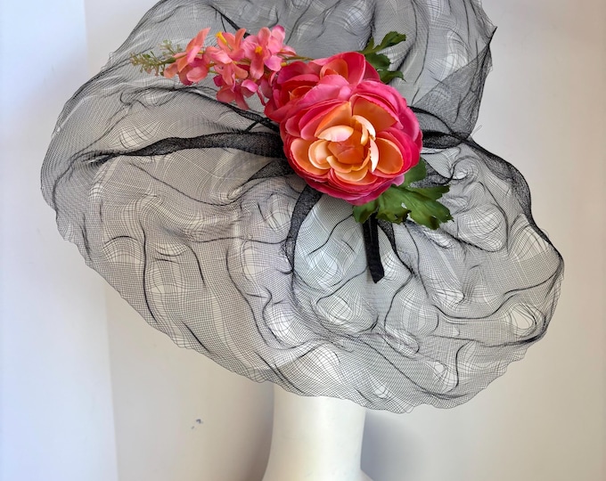 Pink coral Fascinators for Derby- Weddings- Ladies Lunch