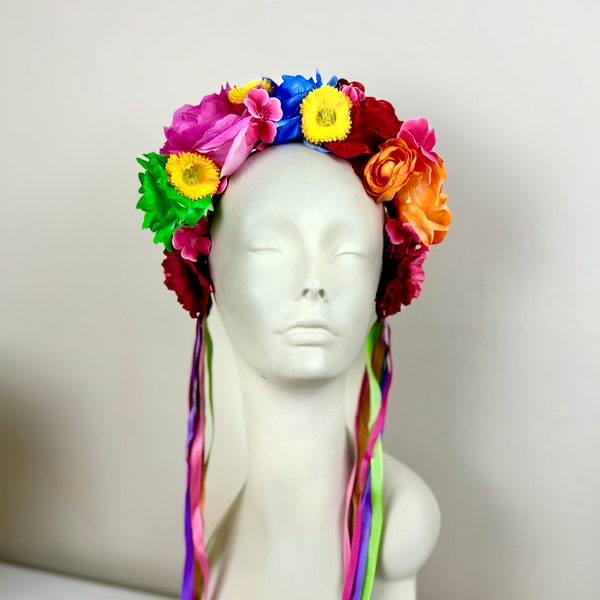 Day of the Dead Headpiece - Etsy