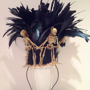 Skeleton Crown -Mardi Gras- Day of the Dead