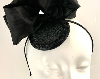 Black Bow Headband- large Bow Hair Accessory