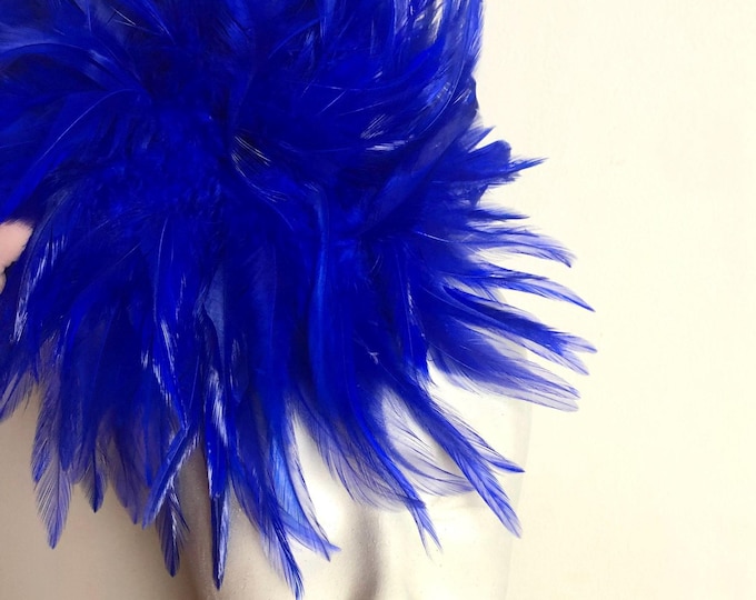 Ladies Luncheon hat- Blue fascinator- Wedding-