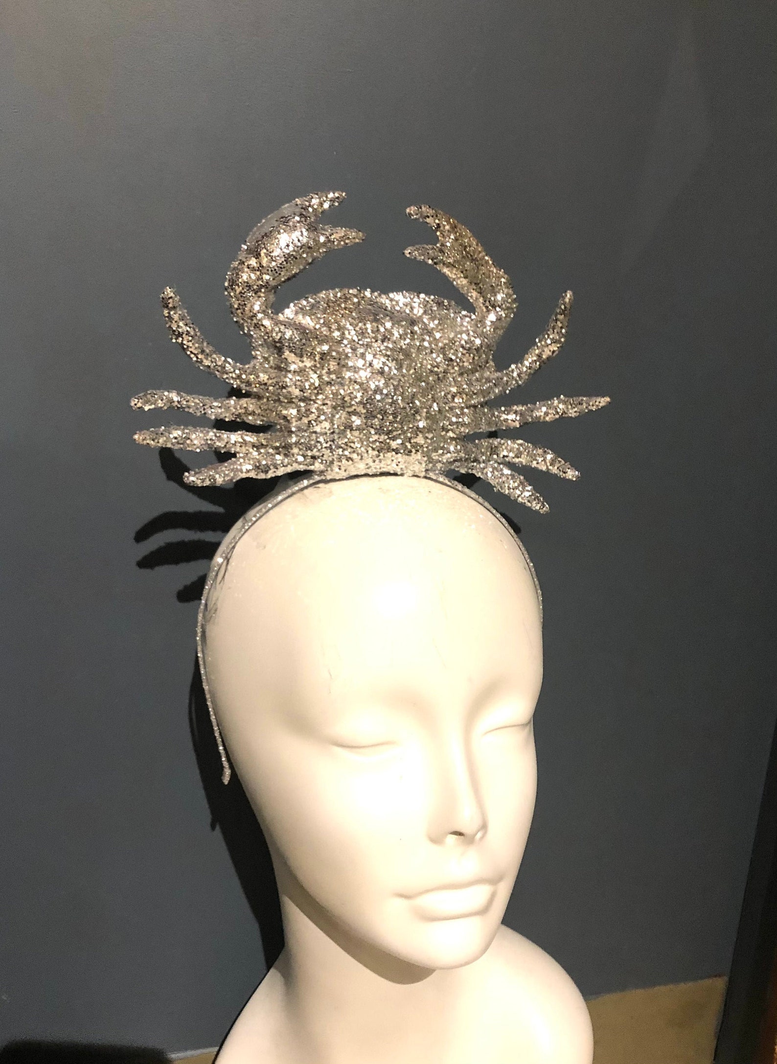 Crab Fascinator Miss Baltimore Crown Sparkle seafood Crown | Etsy