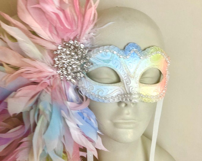 Pastel Masquerade mask- Mardi Gras- New Years- Halloween