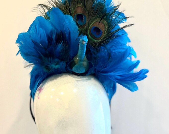 Peacock Fascinators- Bird costume-Derby- Mad Hatter