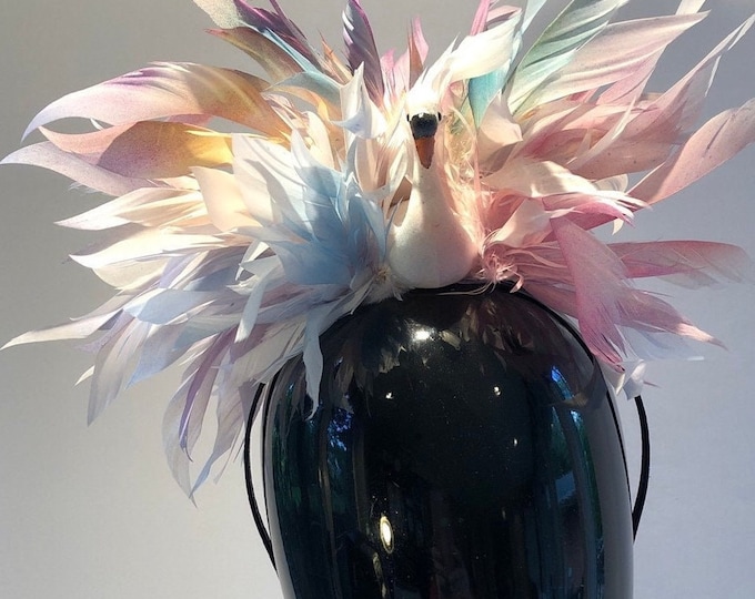 Fascinators -Bird Headband- Swan lake costume
