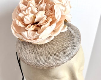 Flower Fascinator- Tea Party -Derby Hat- Wedding