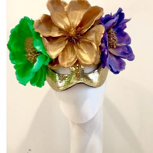 Mardi Gras Masquerade Mask- Magnolia Disco ball mask