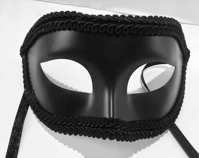 Black Mens masks -Masquerade- Mardi Gras