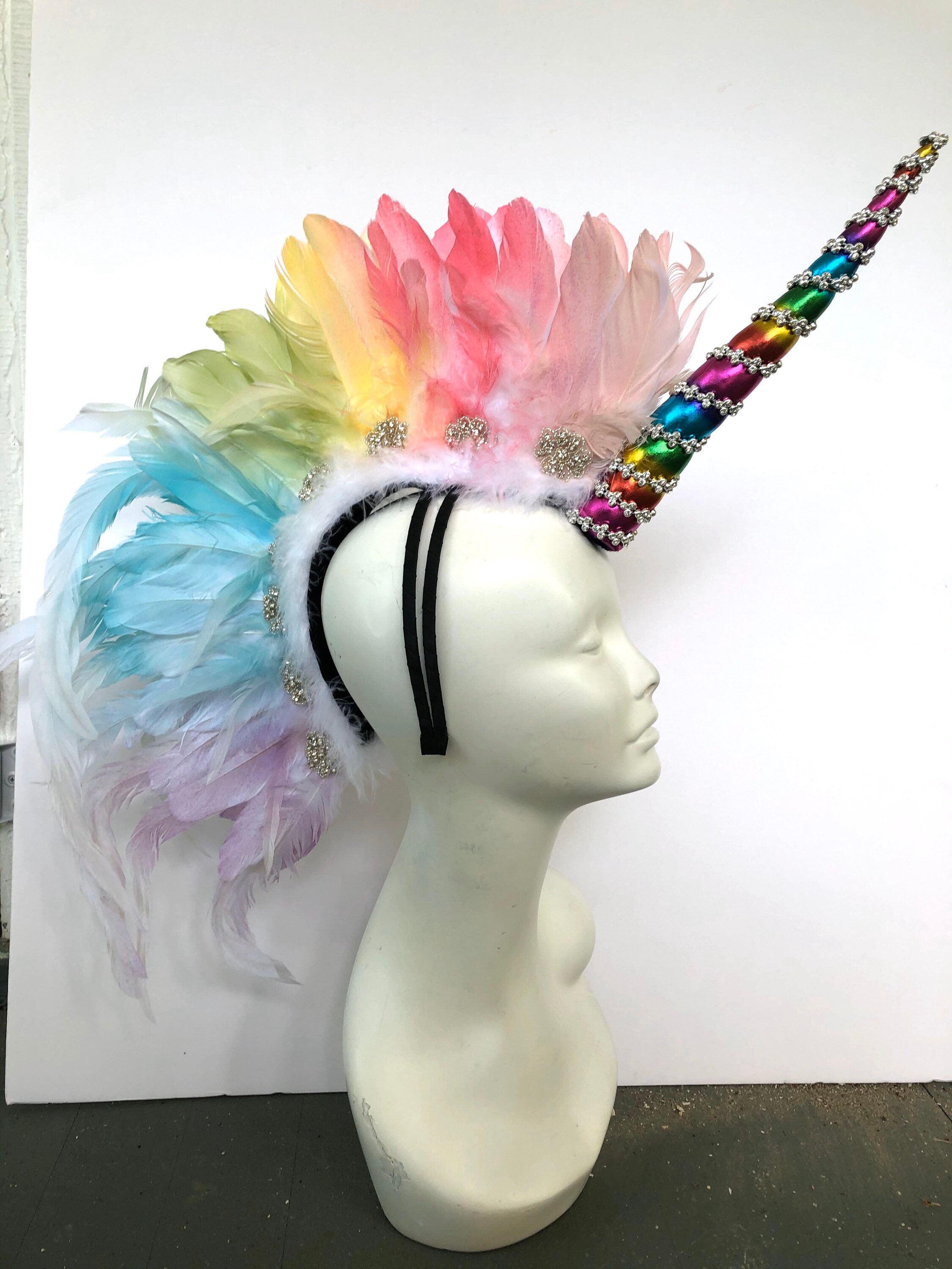 Unicorn Headpieces rainbow Headdress Costume Etsy Sweden