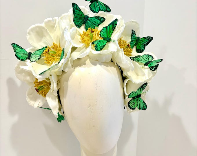 Flower Fascinator-  Kentucky Derby Headband