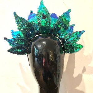 sequin headpiece
