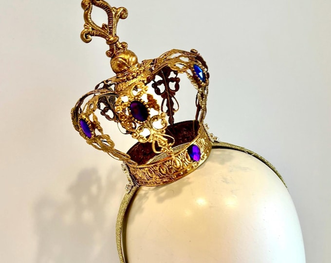 Queen Crown- Gold Birthday crown