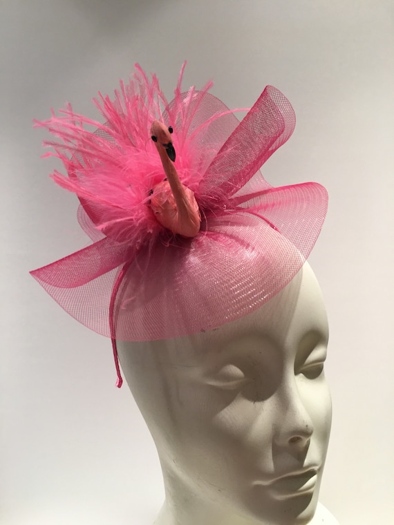 Flamingo fascinator Clearance