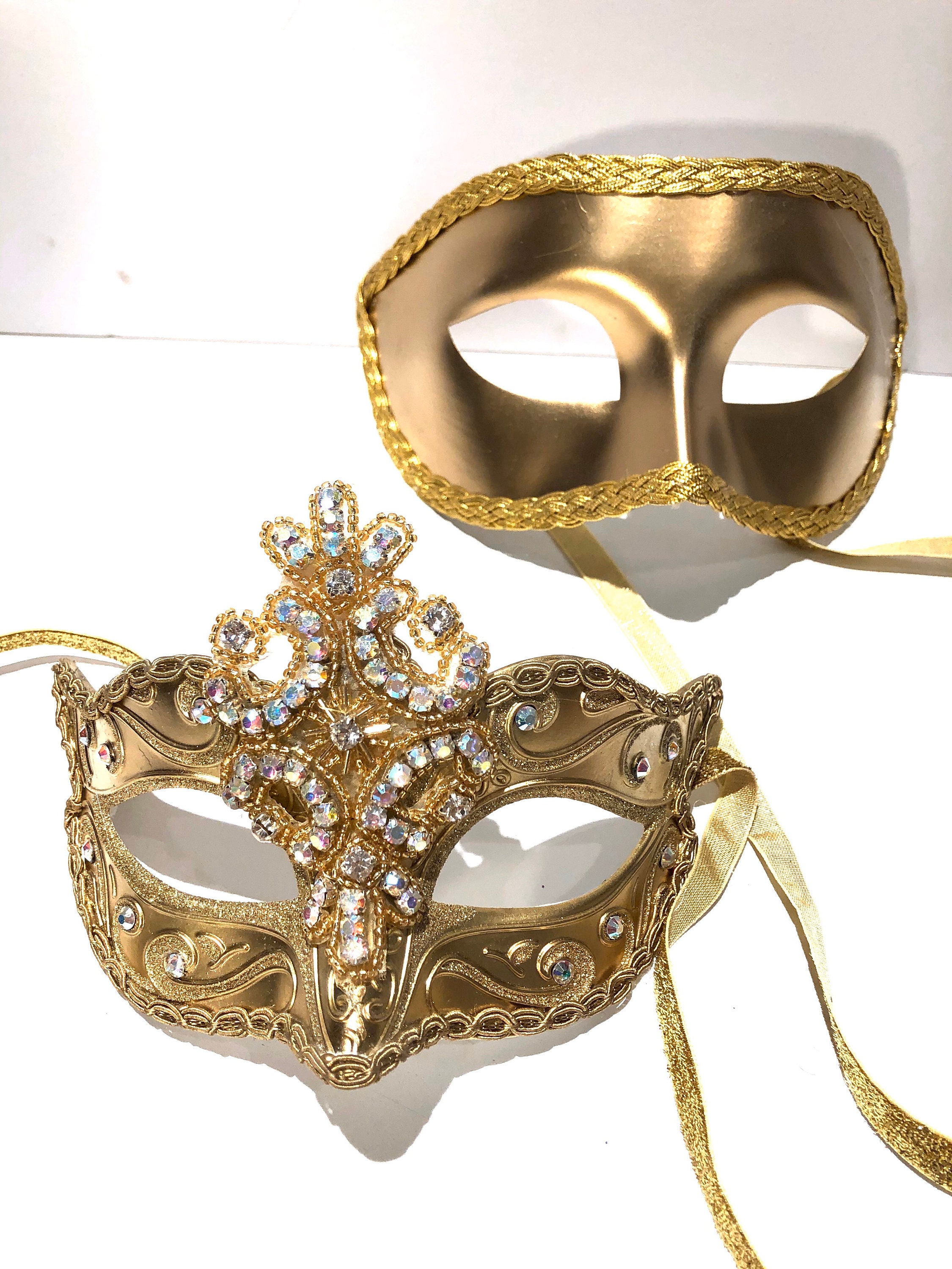 Gold Masquerade Ball Masks