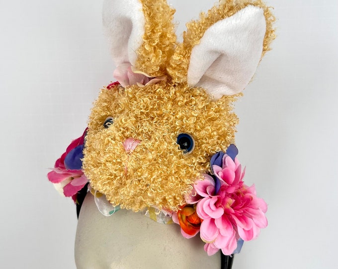Easter Bunny Hat fascinator -Rabbit Headband - Easter Parade