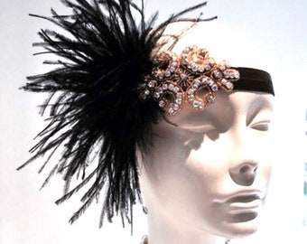 1920s gold Head Wrap- Great Gatsby