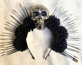 Skull headdress -Day of the Dead- Evil Crown