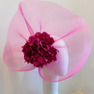 Berry Fascinator- Floral Hat- Derby