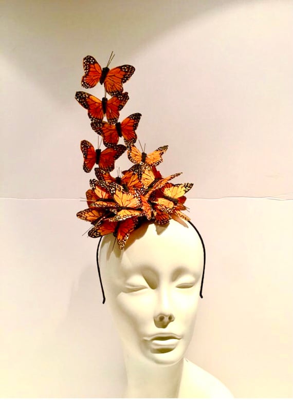 Butterfly fascinator Clearance
