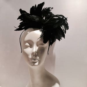Black Fascinator for All Occasions Bird Hat Costume - Etsy