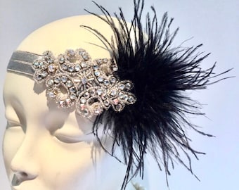 Flapper- 1920s Head Wrap- Gatsby Style