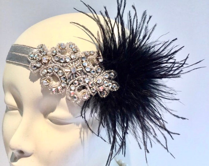 Flapper- 1920s Head Wrap- Gatsby Style