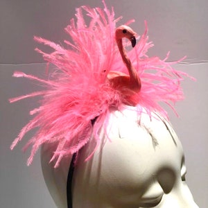 Flamingo headband -Pink Fascinator for Flamingo Lovers