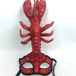 Lobster Masquerade Mask- Mardi Gras- Seafood Festival