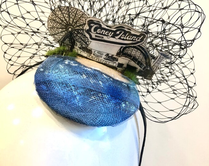 Coney Island Fascinator Headband -Mermaid headpiece parade