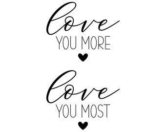 Download Love You More Svg Etsy