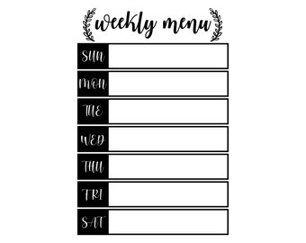 Download Menu Svg Free Shipping Included Etsy